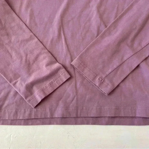 Loro Piana Purple Crewneck Long Sleeve Cotton Blend Size 48 - Picture 9 of 9